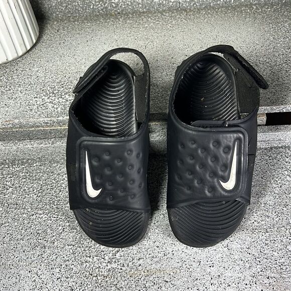 Nike Sunray Protect 2 Slip On Sandals Shoes Velcro Toddler Size 10 - Picture 4 of 8